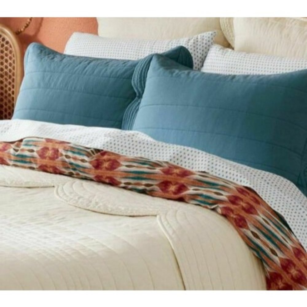 King Sized Scalloped Pillow Shams Set Of 2